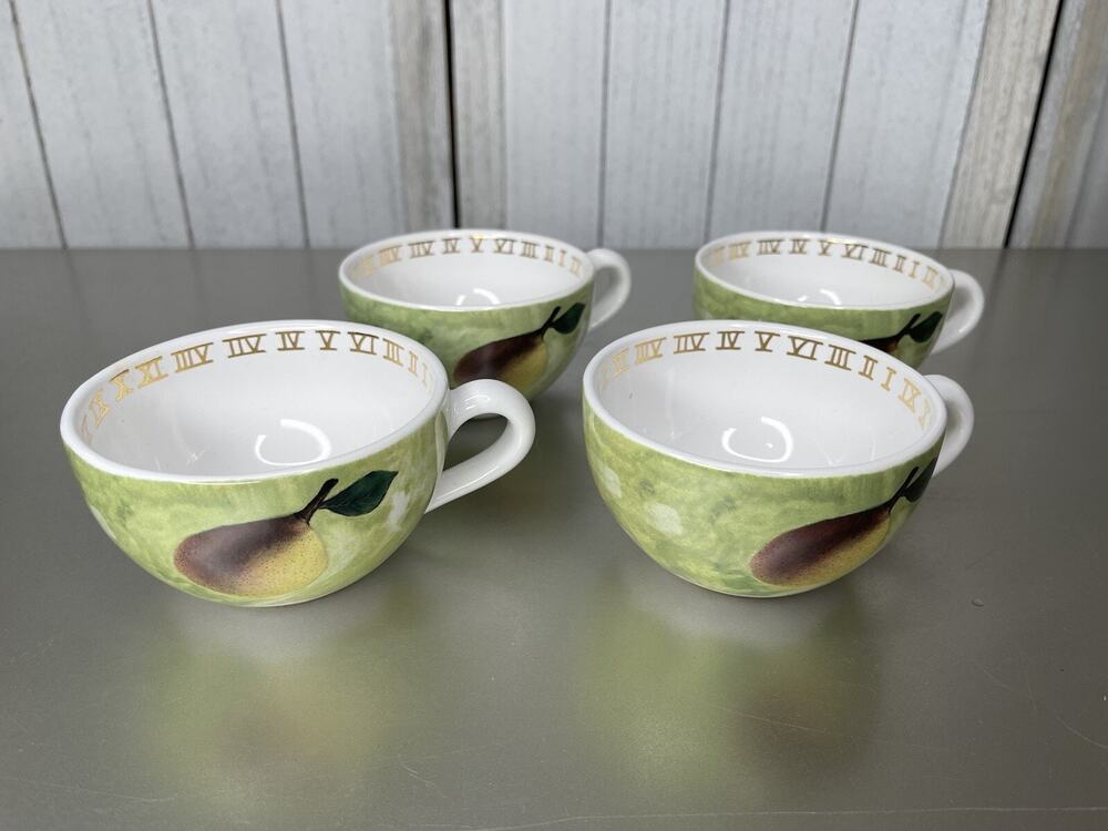 VTG Porta Round the Clock Expresso Cup by Barbara Wilson Portugal Set Of 4